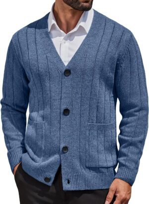COOFANDY Men’s Cardigan Sweat...