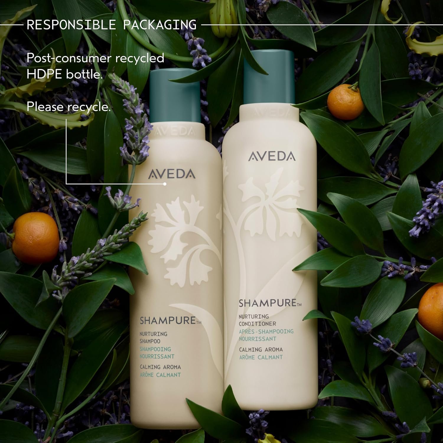 Aveda Shampure Nurturing Shampoo for Fine to Medium Hair | Gently Cleanses and Nourishes Hair | With Abyssinian Oil | Calming Aroma of Lavender & Ylang Ylang | 96% Naturally Derived - Image 10