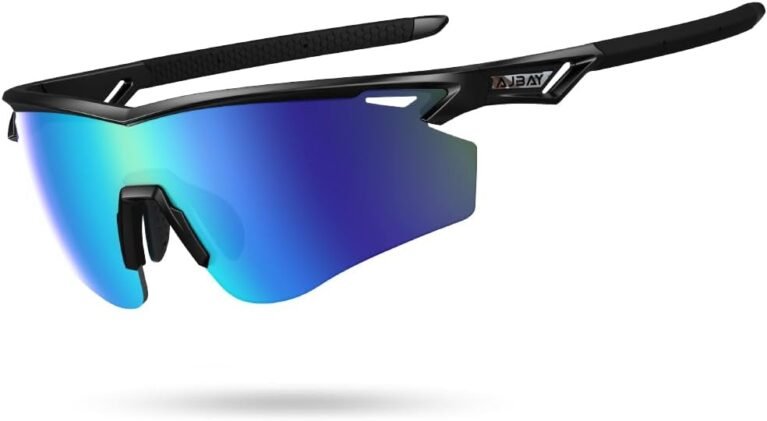 Polarized Running Sunglasses for Men Women Ultra-Comfort, UV400 Protection