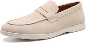 Santimon Men’s Casual Suede P...