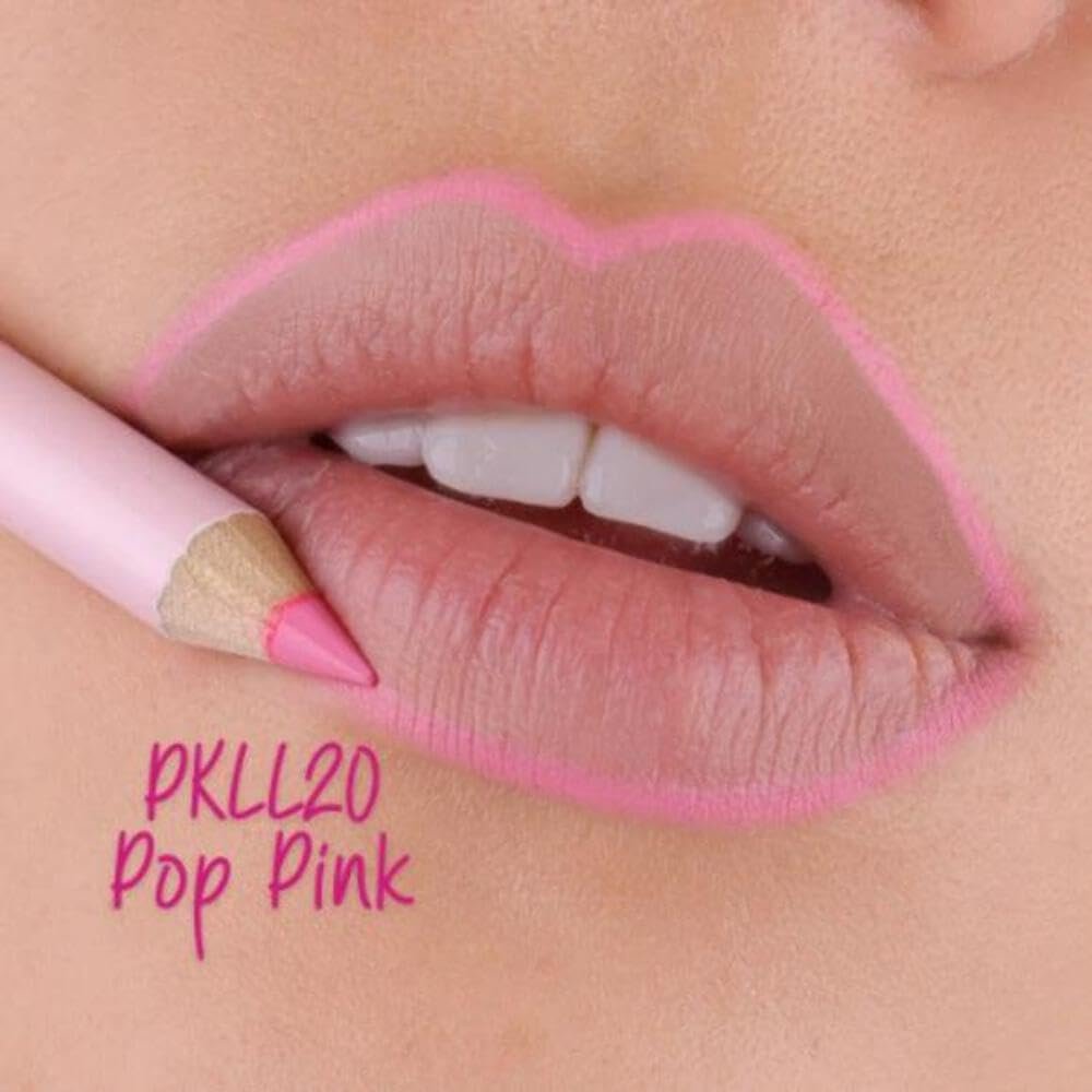 Pink Up | Lip Liner | Defines Lips & Prevents Feathering | Long-lasting Color That Won't Dry Out | Lip Liner Pencil | Creamy Smooth Texture | Ashen | Model PKLL30 - Image 9