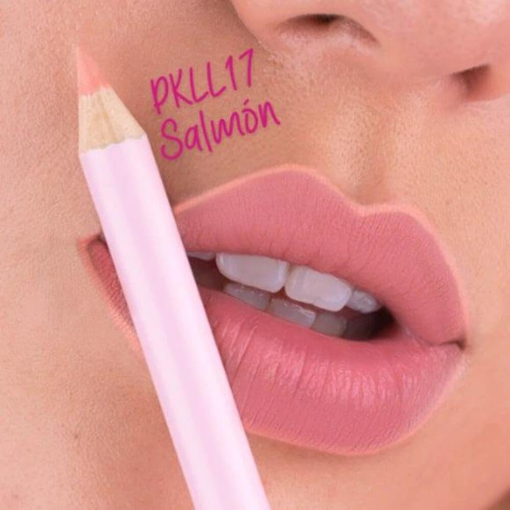 Pink Up | Lip Liner | Defines Lips & Prevents Feathering | Long-lasting Color That Won't Dry Out | Lip Liner Pencil | Creamy Smooth Texture | Ashen | Model PKLL30 - Image 6