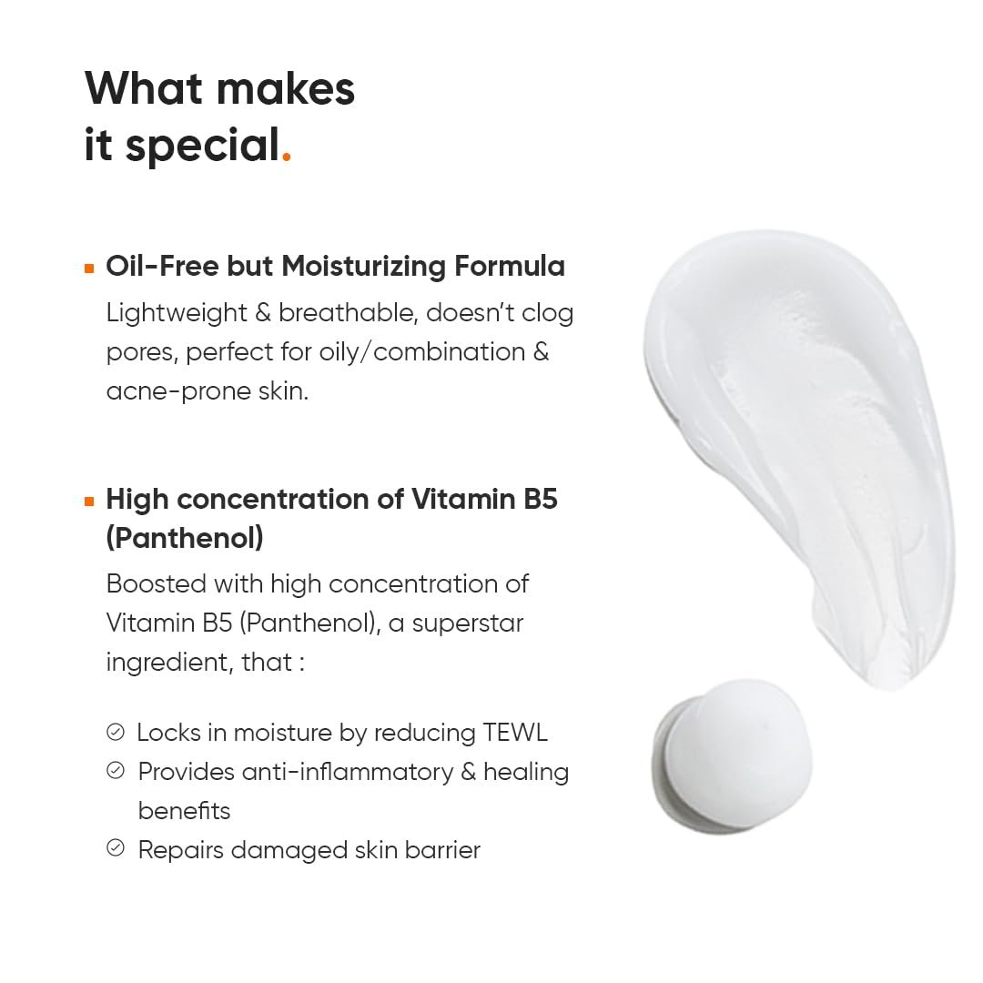 Minimalist Panthenol (Vitamin B5) 10% Face Moisturizer for Oily & Acne Prone Skin | For Dehydrated and Damaged Skin Barrier | For Women & Men | 1.7 Oz / 50 gm - Image 6