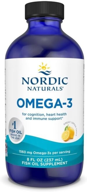 Nordic Naturals Omega-3, Lemon Flav...