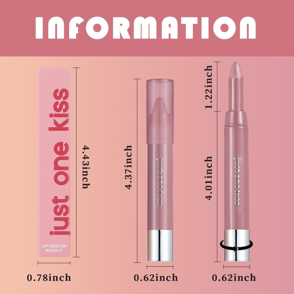 Pink Mauve Hydrating Cream Lipstick Lip Crayon for Women, Natural Moisturizing Lipstick Smooth Apply, Retractable Lips Liner Crayon for Ombre Shades, Pinky Tinted Lip Balm Color in One, 07 - Image 6