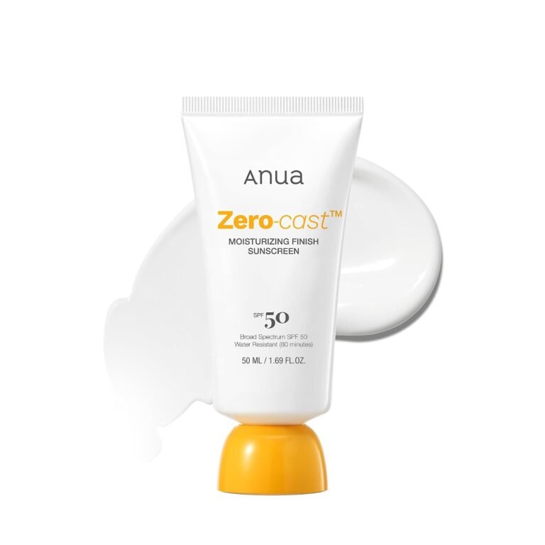 Anua Zero-Cast Moisturizing Sunscreen SPF 50, 1.69 fl oz