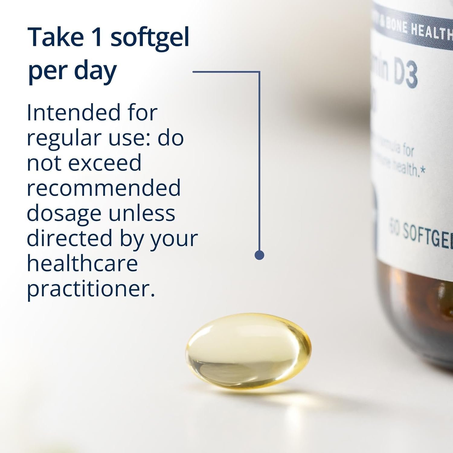 Metagenics Vitamin D3 5000 IU Supplement, 120 Count - Image 6