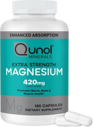 Qunol Magnesium 420mg, Extra Streng...