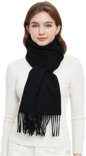 Novawo Wool Scarf Soft Warm Winter ...