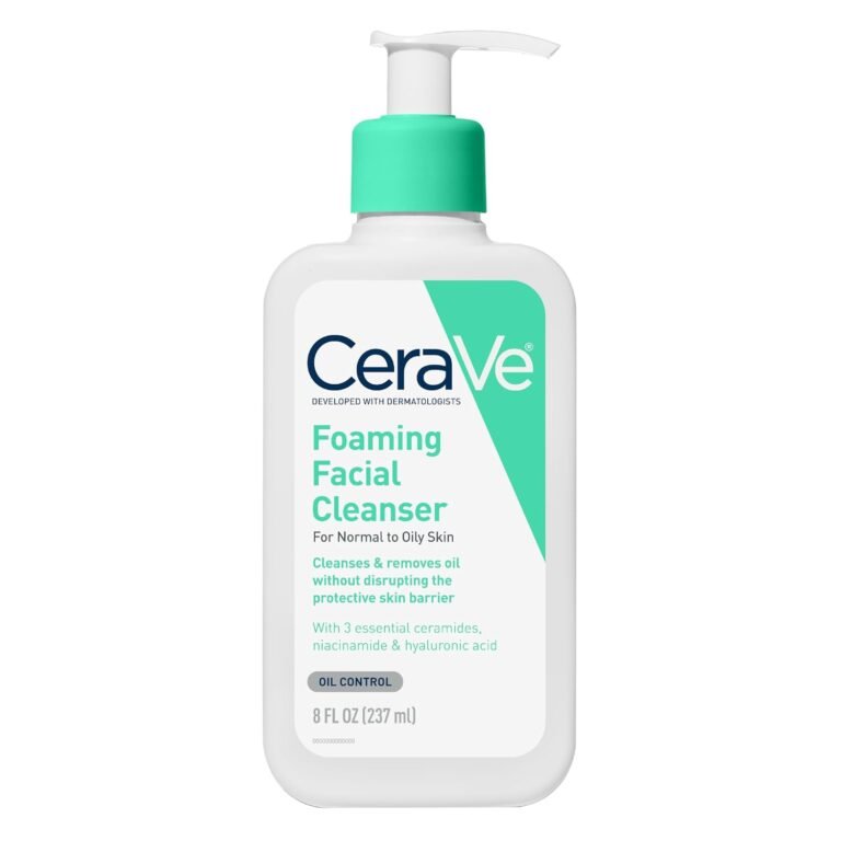 CeraVe Foaming Facial Cleanser, Face Wash for Oily Skin, 8fl oz