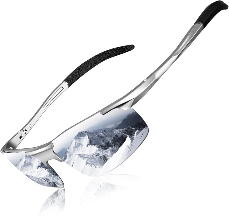 DADA-PRO Polarized Sunglasses Men Sport Driving Sun Glasses Ultralight Al-Mg Mirrored Shades UV400 Protection