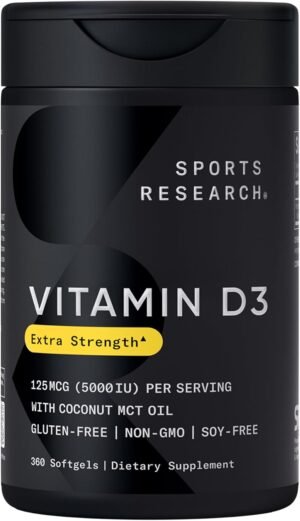 Sports Research® Vitamin D3 5000iu...