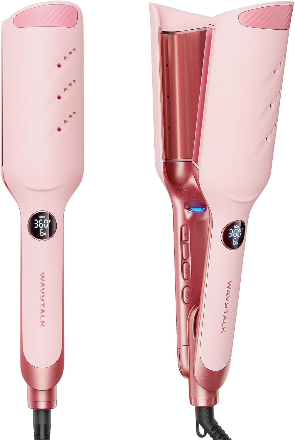 Wavytalk Power Wave Hair Crimper, Ionic Hair Waver for Less Heat Damage