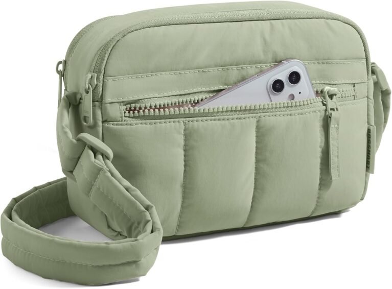 BAGSMART Cross Body Purse, Mini Crossbody Bags for Women Travel Purse | Women's Crossbody Handbags Wallet, Puffer Shoulder Hobo Purse,RFID Blocking, Lightweight, Anti-theft, 2.4L, Water-resistant