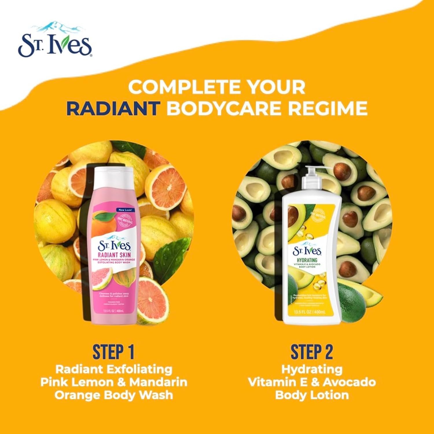 St. Ives Hydrating Hand & Body Lotion Moisturizer for Dry Skin Vitamin E & Avocado Made with 100% Natural Moisturizers 21 oz - Image 5