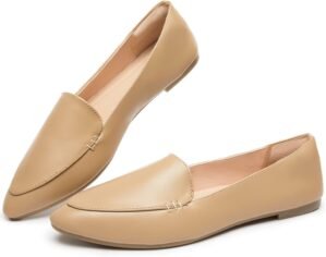 FINIWOR Loafers for Women Pointed T...