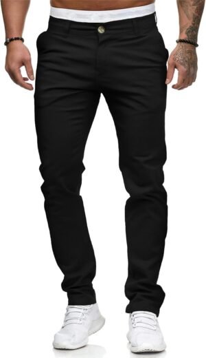 ALLABREVE Men’s Chinos Casual...