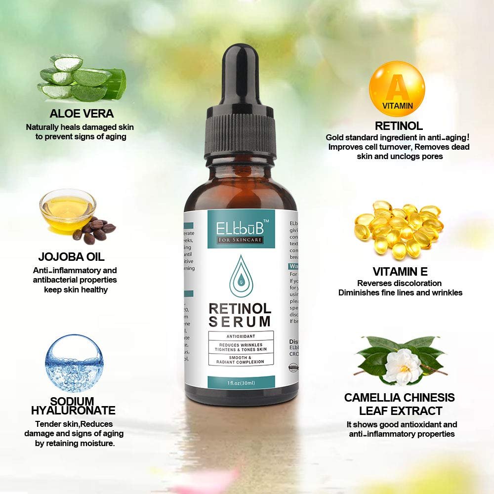 Day-Night Anti Aging Vitamin C Serum Retinol Serum For Face with Retinol & Amino Acids - Boost Skin Collagen,Hydrate & Plump Skin Facial Serum - Image 7