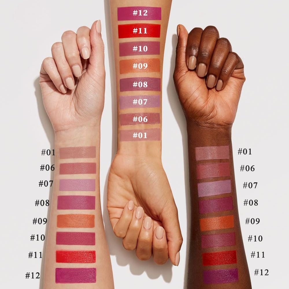 Pink Mauve Hydrating Cream Lipstick Lip Crayon for Women, Natural Moisturizing Lipstick Smooth Apply, Retractable Lips Liner Crayon for Ombre Shades, Pinky Tinted Lip Balm Color in One, 07 - Image 2