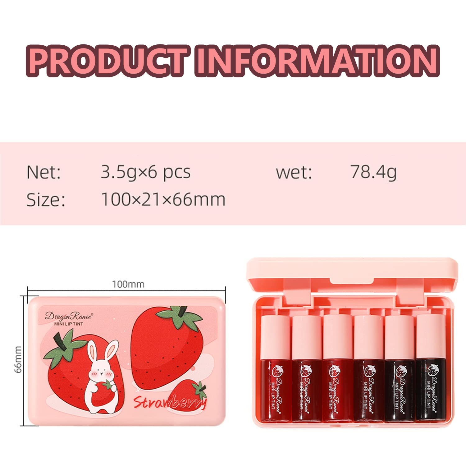 Lip Stain, Lip Stain Long Lasting Waterproof, Makeup, Cute Stuff,Maquillaje - Image 7