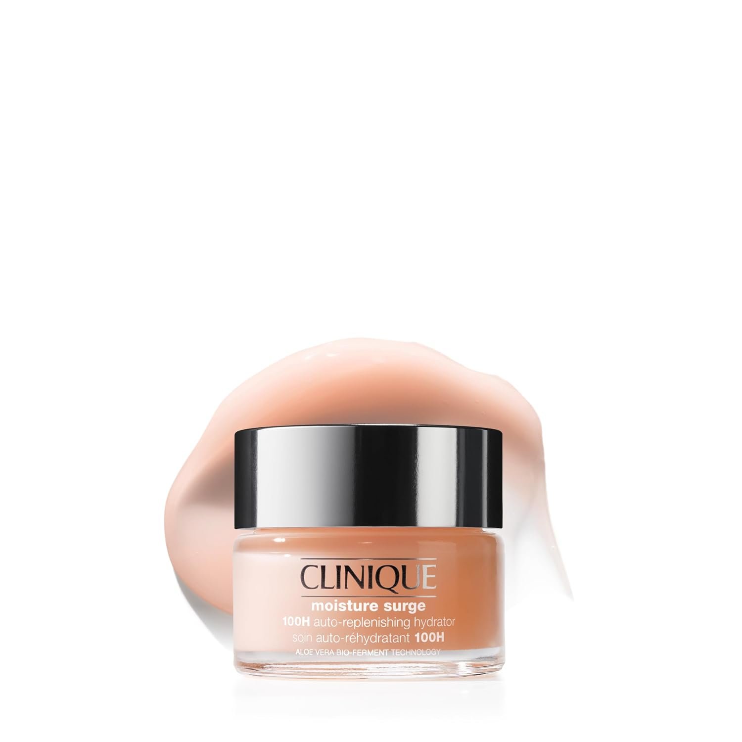 Clinique Moisture Surge 100H Auto-Replenishing Hydrator Oil Free Face Moisturizer | With Hyaluronic Acid, Aloe Bioferment and Vitamins C + E | For All Skin Types | Hydrating + Moisturizing