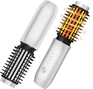 Cordless Curling Iron Brush,1.5-inc...