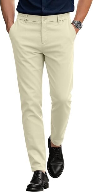Men’s Stretch Dress Pants Sli...
