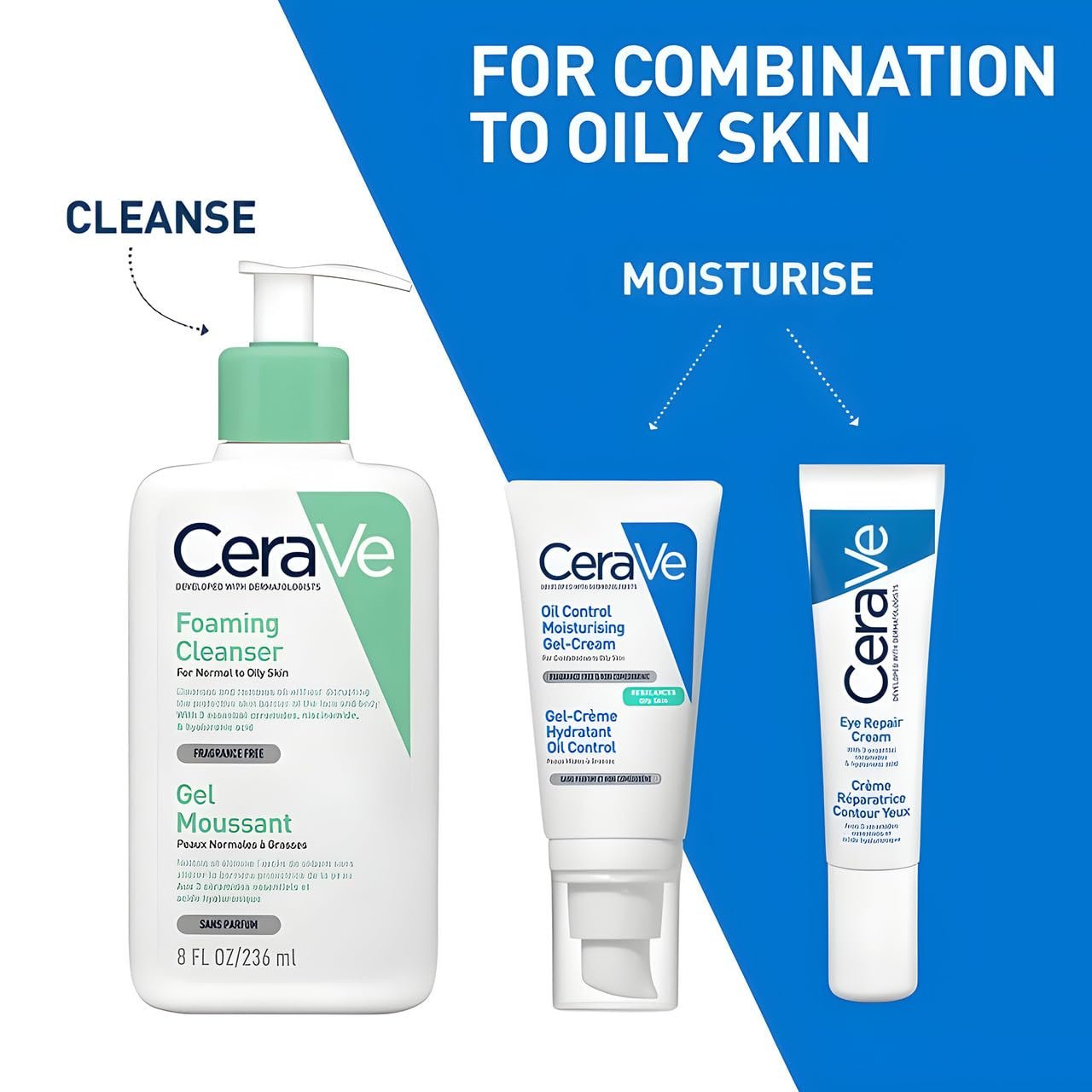 CeraVe Oil Control Gel-Cream, Niacinamide Face Moisturizer, Oily Skin 1.7oz - Image 3