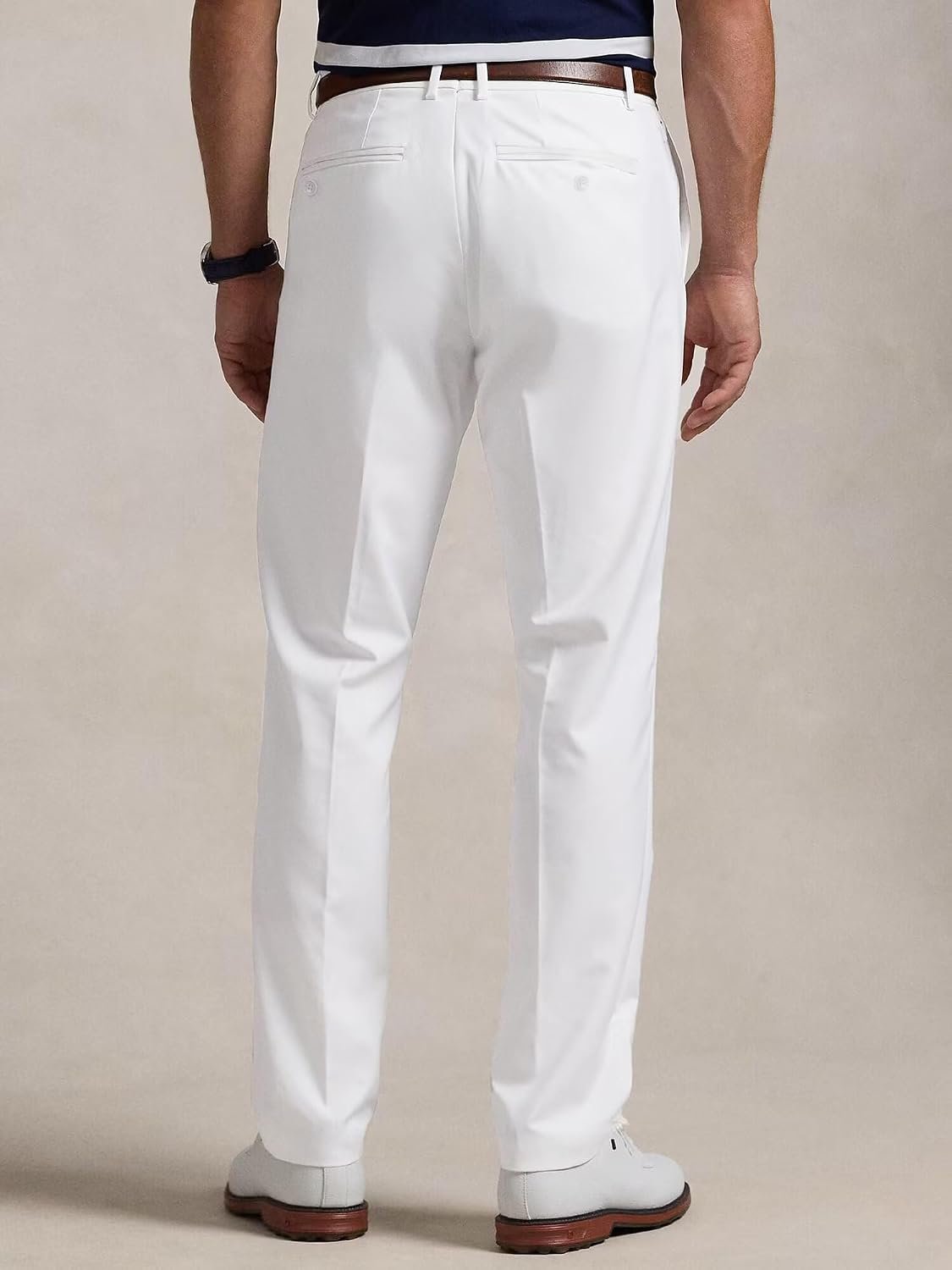 Men's Dress Pants Slim Fit Flat Front Suit Pant for Men Hidden Expandable Waist Suit Trousers Casual Suit Slacks - Image 3