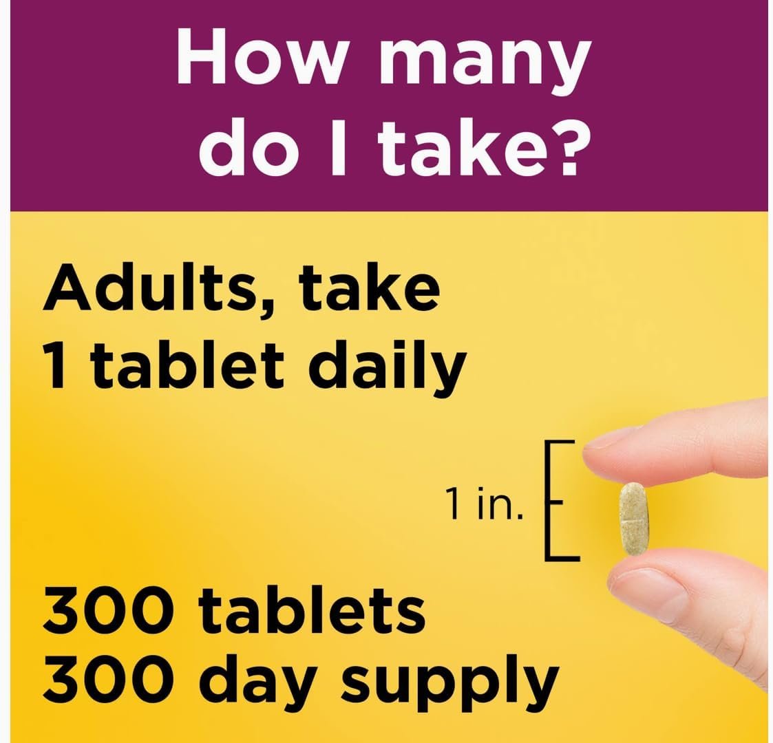 Nature Made Multivitamin for Her, Multivitamins for Women, Daily Nutritional Support, Nature Made Multi Women Vitamins & Minerals, 300 Tablets, 300 Day Supply - Image 3