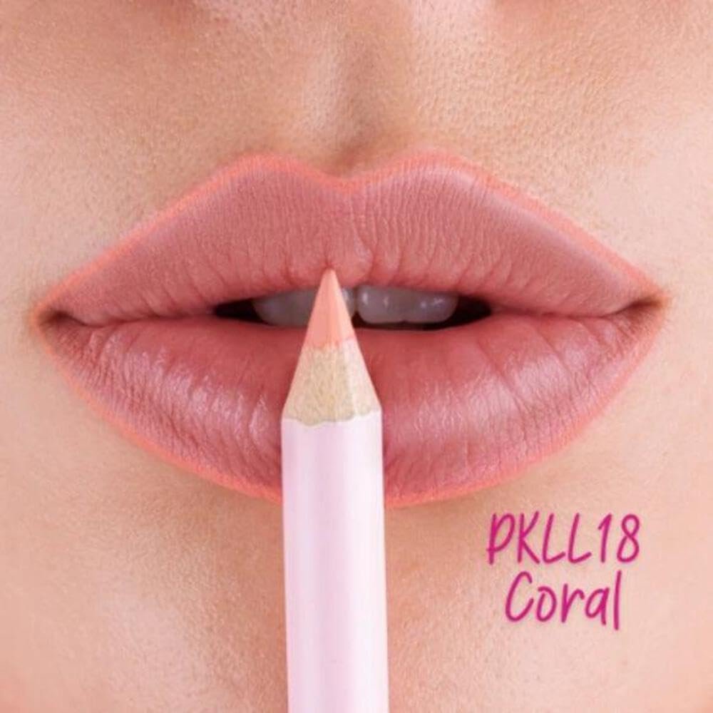 Pink Up | Lip Liner | Defines Lips & Prevents Feathering | Long-lasting Color That Won't Dry Out | Lip Liner Pencil | Creamy Smooth Texture | Ashen | Model PKLL30 - Image 7