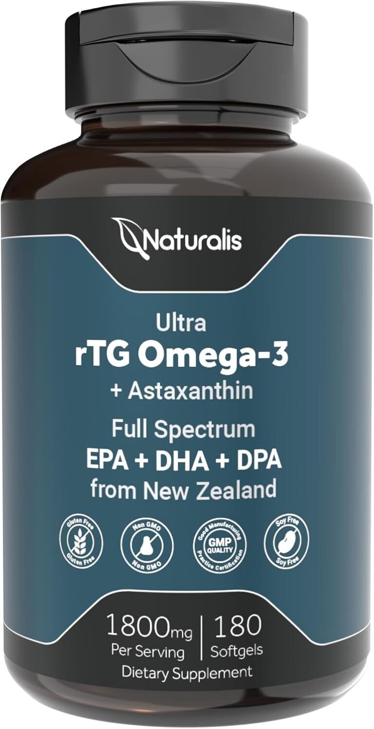 Naturalis Ultra rTG Omega 3 Fish Oil 1800mg 180 Softgels | IFOS Certified