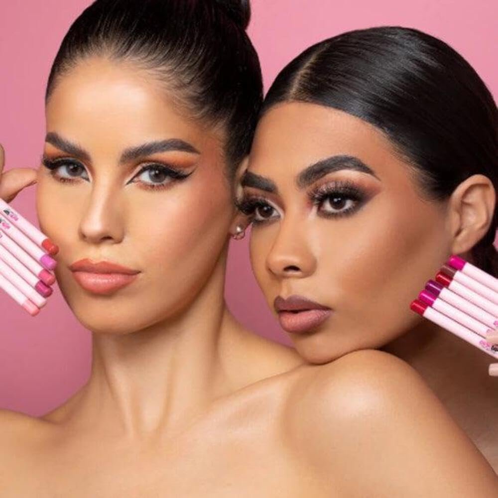 Pink Up | Lip Liner | Defines Lips & Prevents Feathering | Long-lasting Color That Won't Dry Out | Lip Liner Pencil | Creamy Smooth Texture | Ashen | Model PKLL30 - Image 4