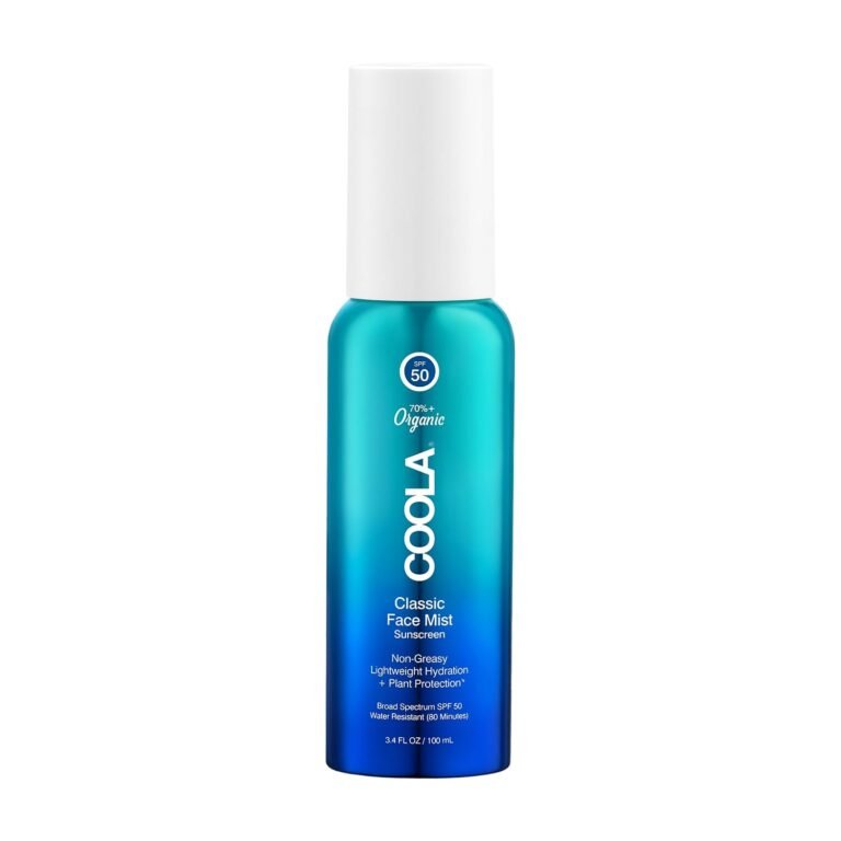 COOLA Face Sunscreen Mist, SPF 50, 3.4 fl oz