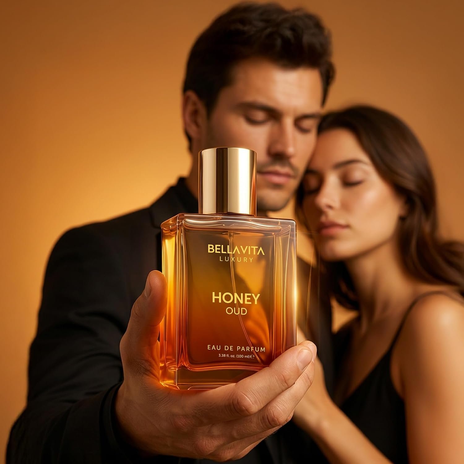 Bellavita Luxury Honey Oud Eau de Parfum | 100 ml (3.4 fl.oz.) | Perfume for Men and Women | Sweet Honey, Bergamot, Oud, and Amber Notes - Image 7