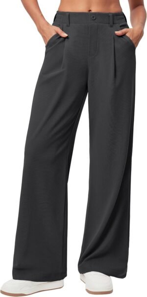 Ewedoos Wide Leg Dress Work Pants f...