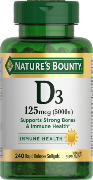 Nature’s Bounty Vitamin D3 50...