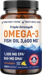 Triple Strength Omega 3 Fish Oil 36...
