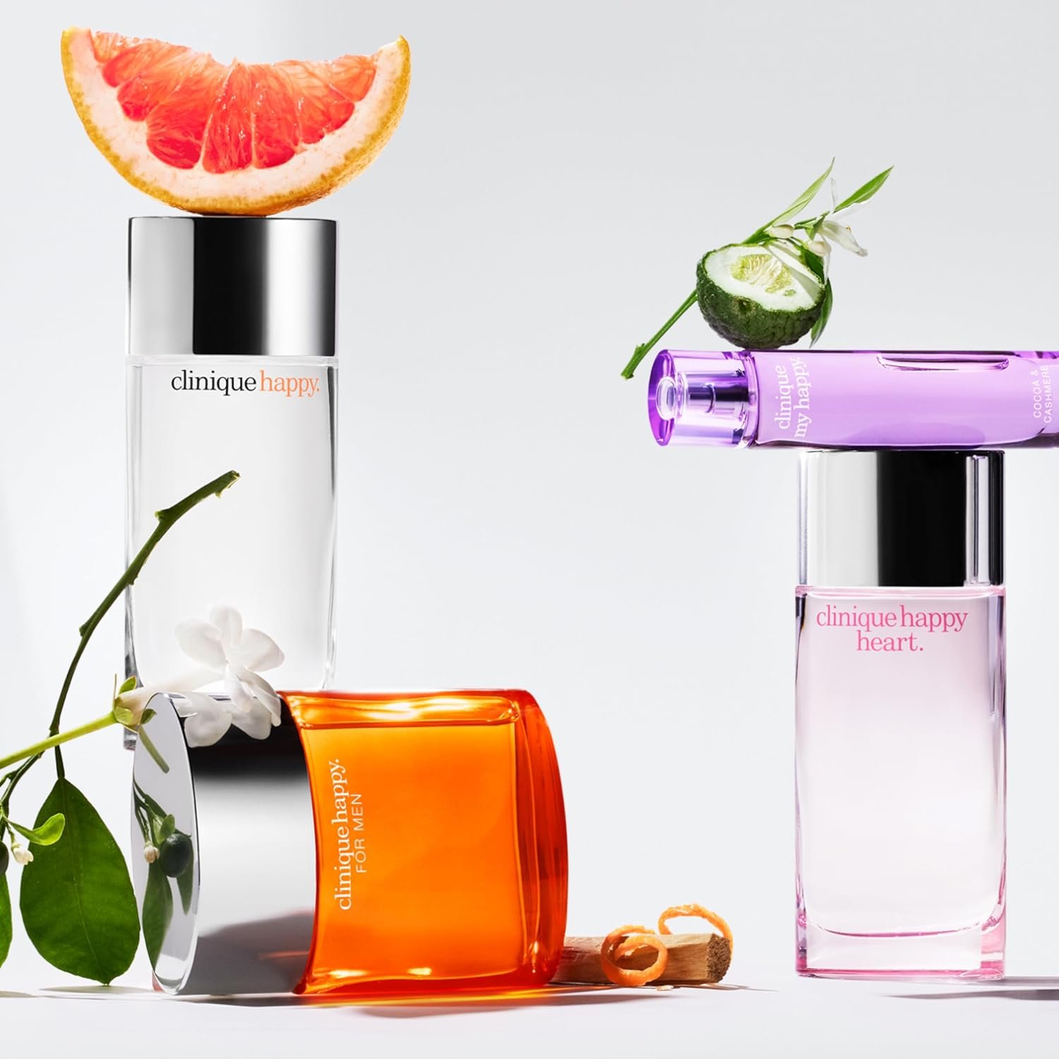 Clinique Happy Eau de Parfum Spray | Notes of Grapefruit, Bergamot, Hawaiian Wedding Flower + Spring Mimosa | Perfumes for Women - Image 5