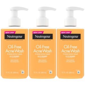 Neutrogena Oil Free Acne Face Wash,...