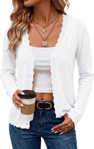 TCOT Cardigan Sweaters for Women Li...