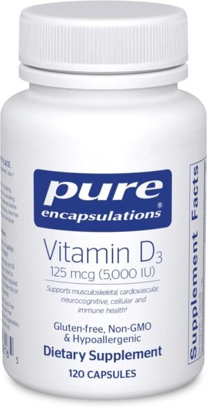 Pure Encapsulations Vitamin D3 125 ...