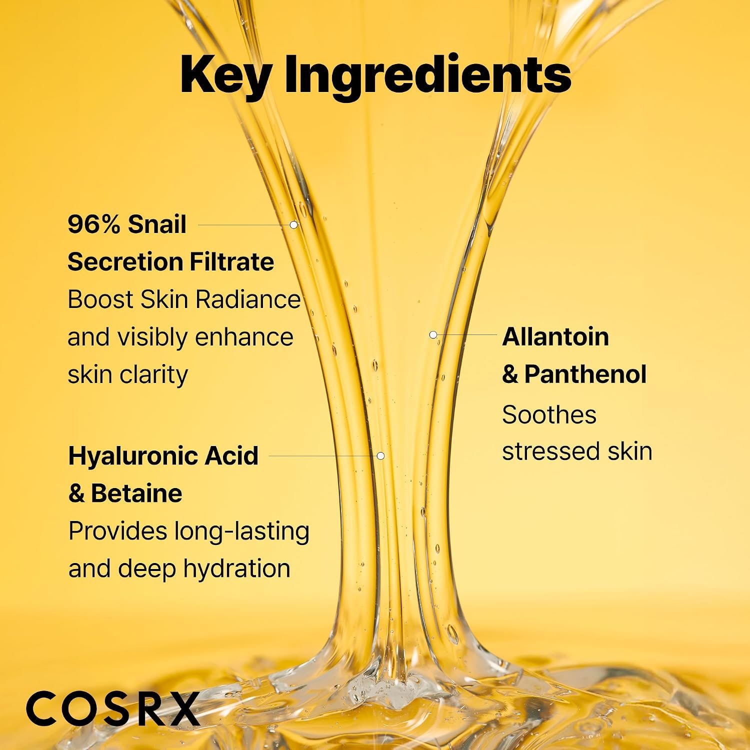 COSRX Snail Mucin 96% Repairing Serum for Sooothing & Hydrating 3.38 oz. - Image 4
