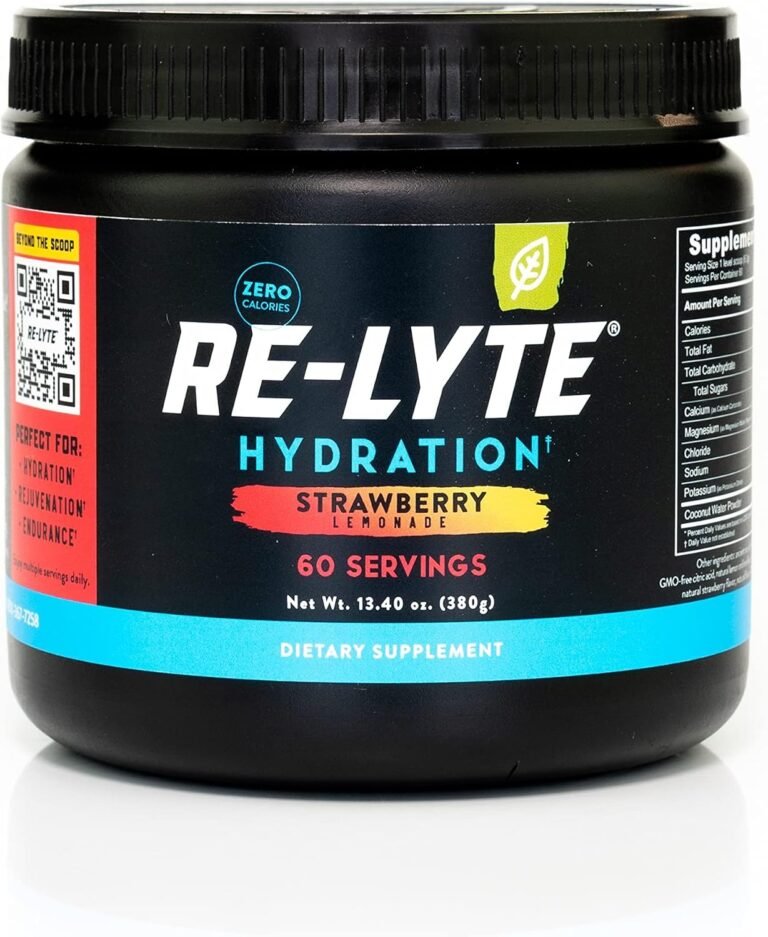 REDMOND Re-Lyte Sugar Free Electrolyte Powder Mix (Strawberry Lemonade)