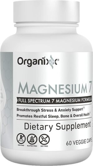 Organixx Magnesium 7 Complex, Sleep...