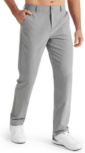 Libin Mens Golf Pants Stretch Work ...