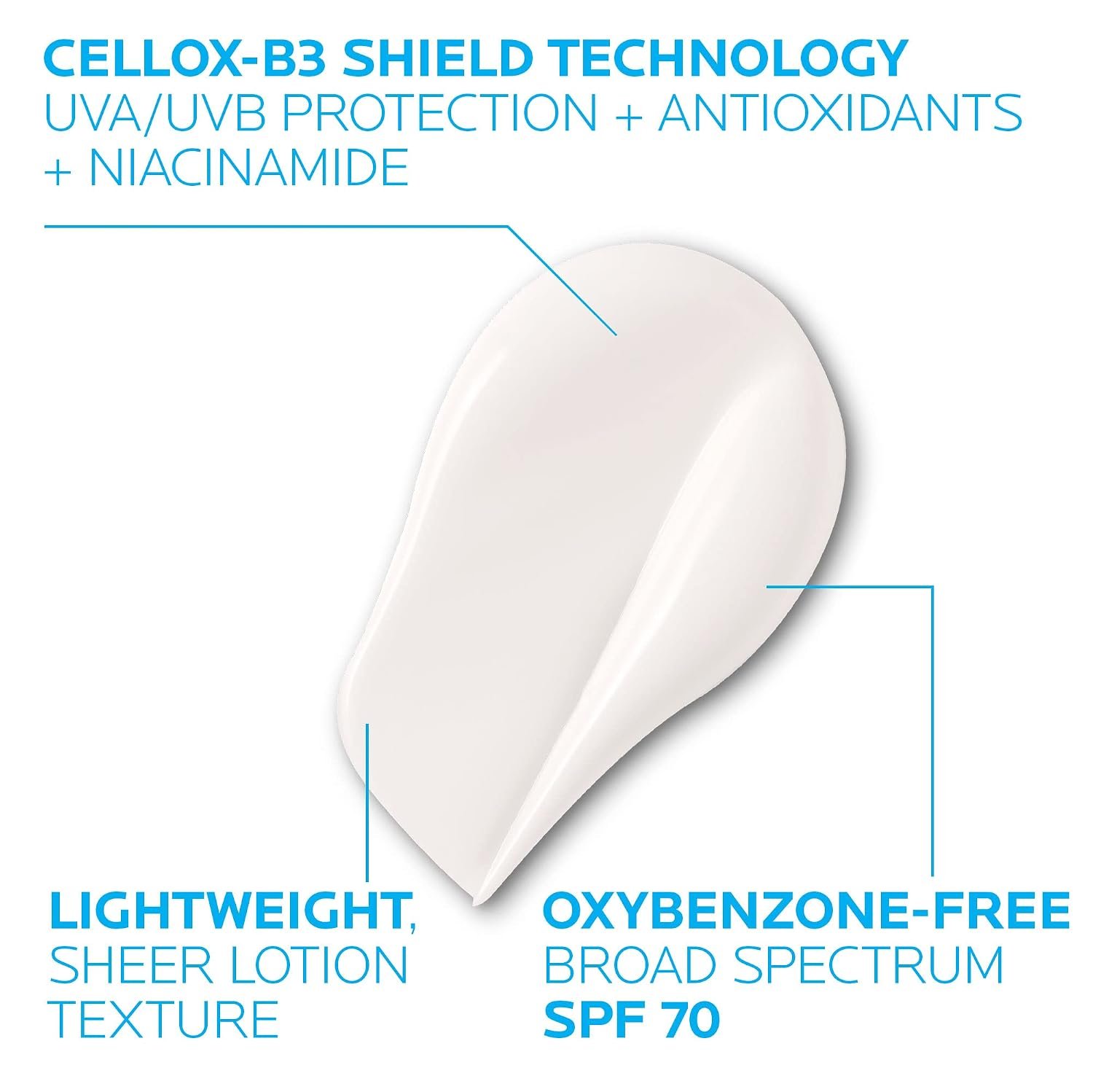 La Roche-Posay Anthelios UV Correct Sunscreen Moisturizer SPF 70, Daily Anti-Aging Face Moisturizer with Niacinamide to Even Skin Tone & Fine Lines, Sun Protection for Sensitive Skin - Image 4