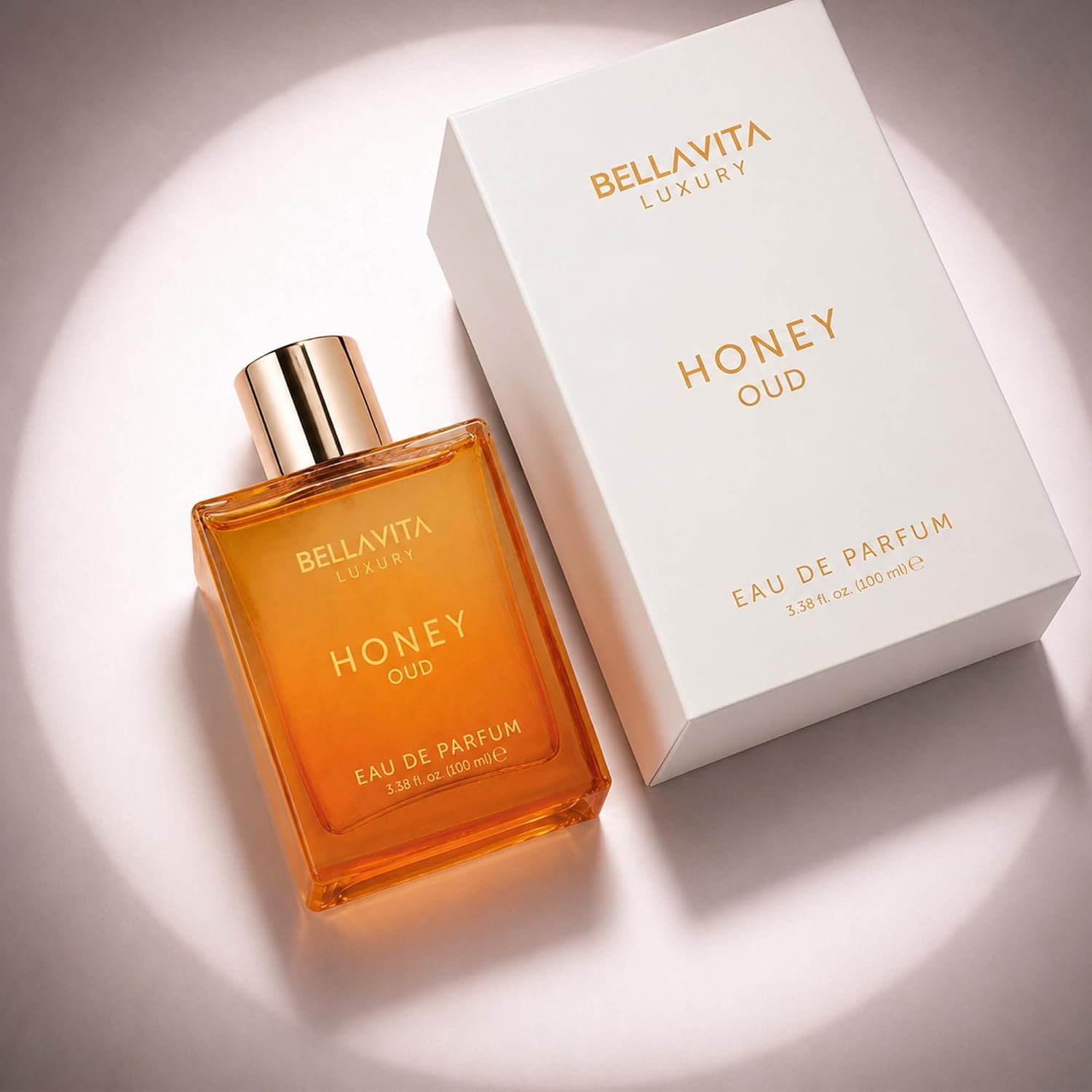 Bellavita Luxury Honey Oud Eau de Parfum | 100 ml (3.4 fl.oz.) | Perfume for Men and Women | Sweet Honey, Bergamot, Oud, and Amber Notes - Image 10