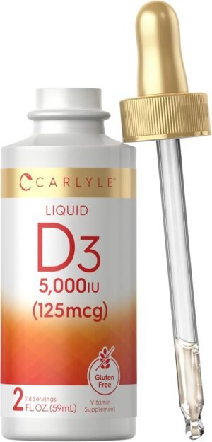 Carlyle Liquid Vitamin D3 | 5000 IU...