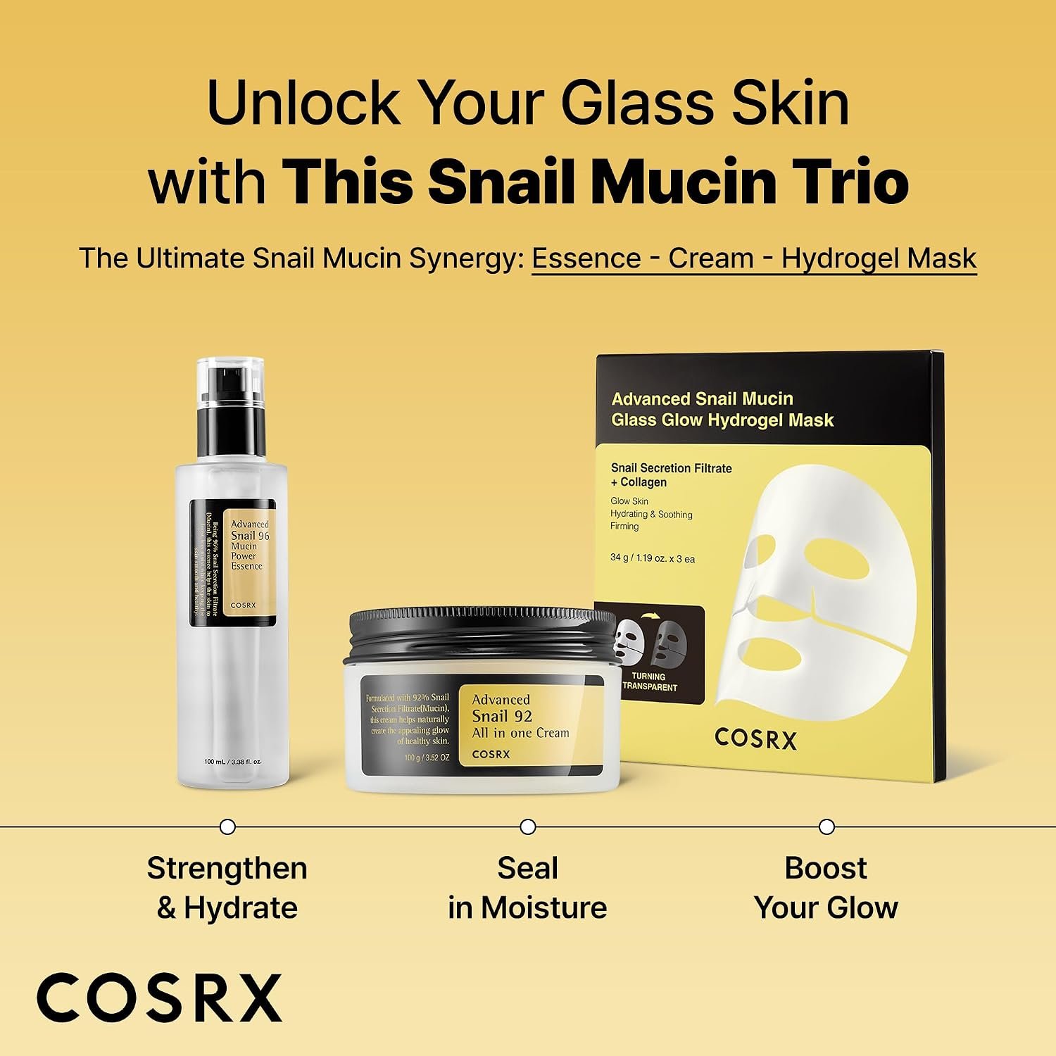 COSRX Snail Mucin 96% Repairing Serum for Sooothing & Hydrating 3.38 oz. - Image 7